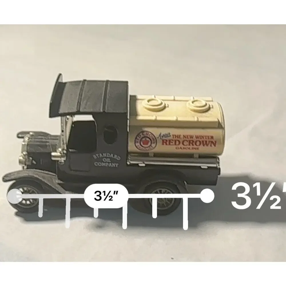 Vintage Lledo 1920 Ford Model T Red Crown Gasoline Standard Oil Chevron 3.5” 204